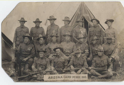 Arizona National Guard marksmen at Camp Perry, 1910