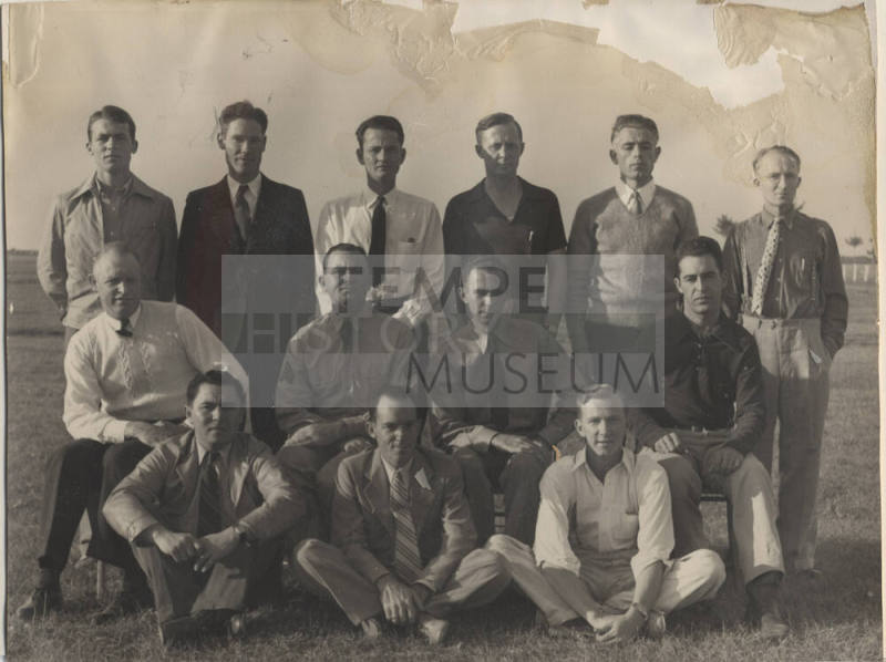 1937 Civilian Rifle Team at Camp