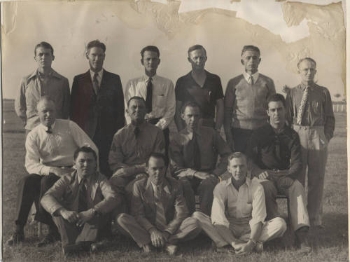 1937 Civilian Rifle Team at Camp