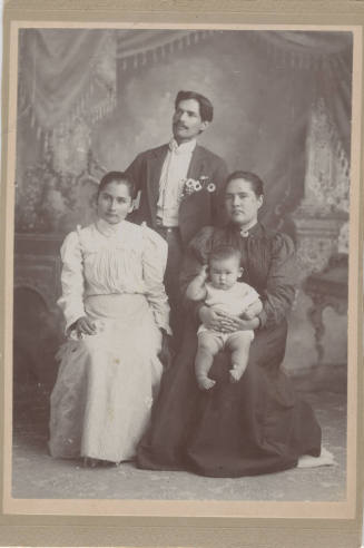 Family portrait given to Magdalena Gonzales (Sigala) by Conzuela de la Pacion
