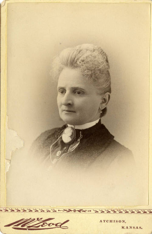 Portrait of Mrs. Lucas of Axtell, Kansas