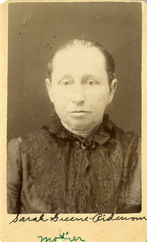 Portrait of Sarah Greene Ridenour, Mother