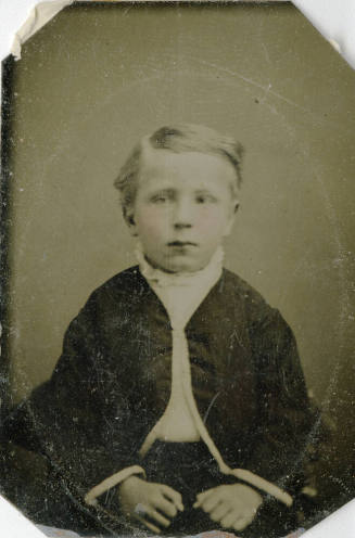 Portrait of unknown young boy
