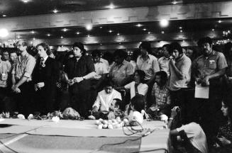 Caesar Chavez at Fast Breaking Mass 1972