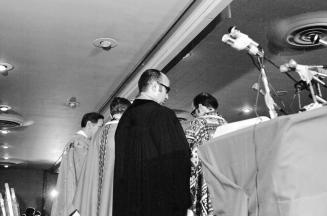 Priests at Communion- Chavez Fast Breaking