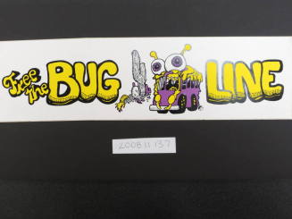 Bug Line Bumper Sticker