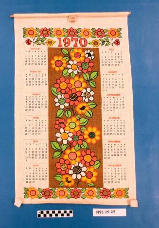 1970 Roll-up Wall Calendar