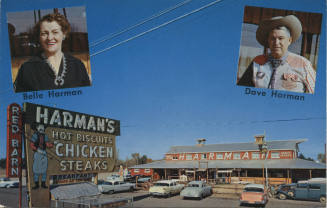 Harman Ranch Restaurant Postcard