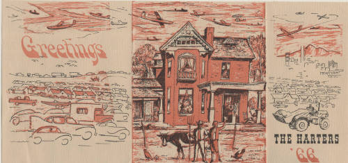 Petersen House Christmas Card - 1966