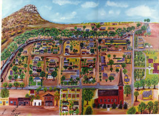 Photo- Painting of Tempe Mexican Barrios