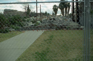 Demolition of LDS 1st Ward at 6th Street and College Avenue