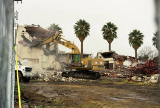 Demolition of LDS 1st Ward at 6th Street and College Avenue