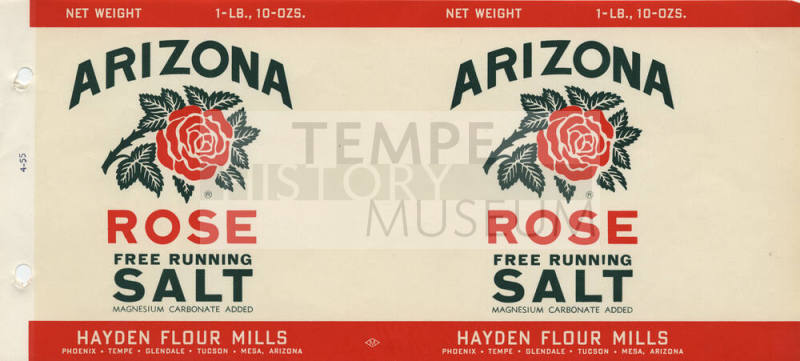 Arizona Rose Salt Label