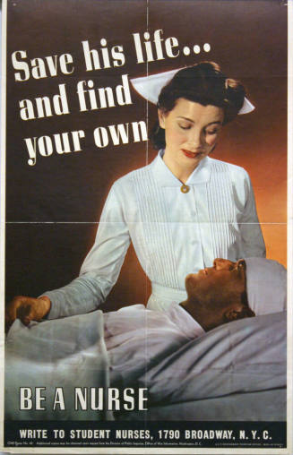 WW II Poster - "BE A NURSE" World War II poster