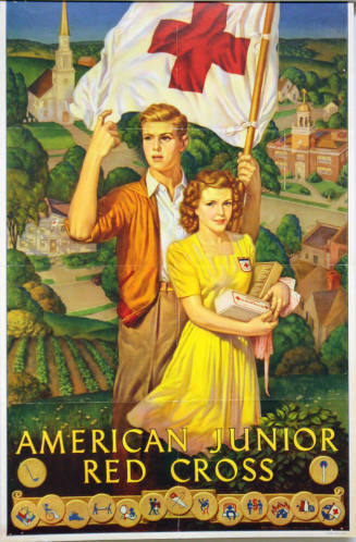 WW II Poster - "American Junior Red Cross" Poster