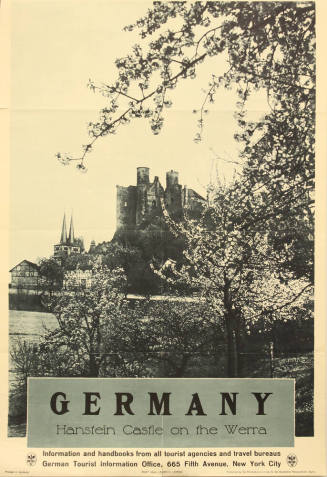 Travel Poster-Germany Hanstein Castle on the Werra