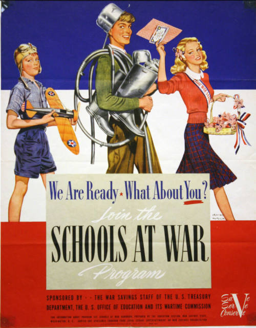 WW II Poster- We Are Ready, What About You?