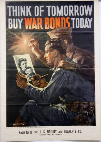 Poster-Think of Tomorrow, Buy War Bonds Today