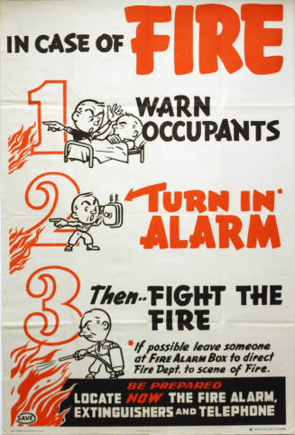 Goverment  Poster-  In Case Of Fire
