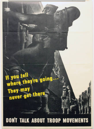 WW II Poster-If You Tell Where They're Going..