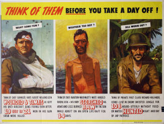 Poster- Think of Them Before You Take A Day Off!