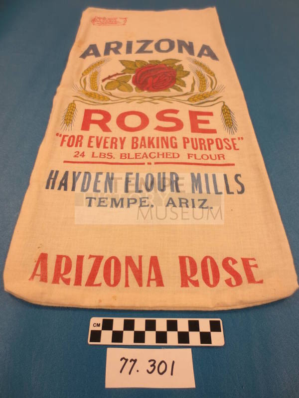 Arizona Rose flour sack