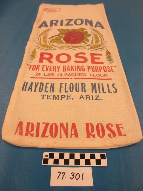 Arizona Rose flour sack