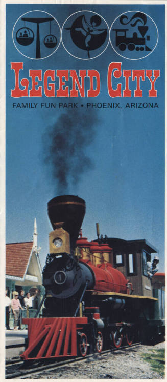 Brochure for Legend City amusement park