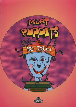 Meat Puppets Promotional Sticker for "No Joke" Album