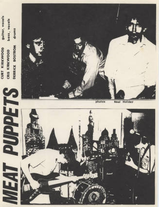 Meat Puppets Self-titled Press Packet Cover Page