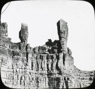 Peculiar erosion in Cataract Canyon, Arizona