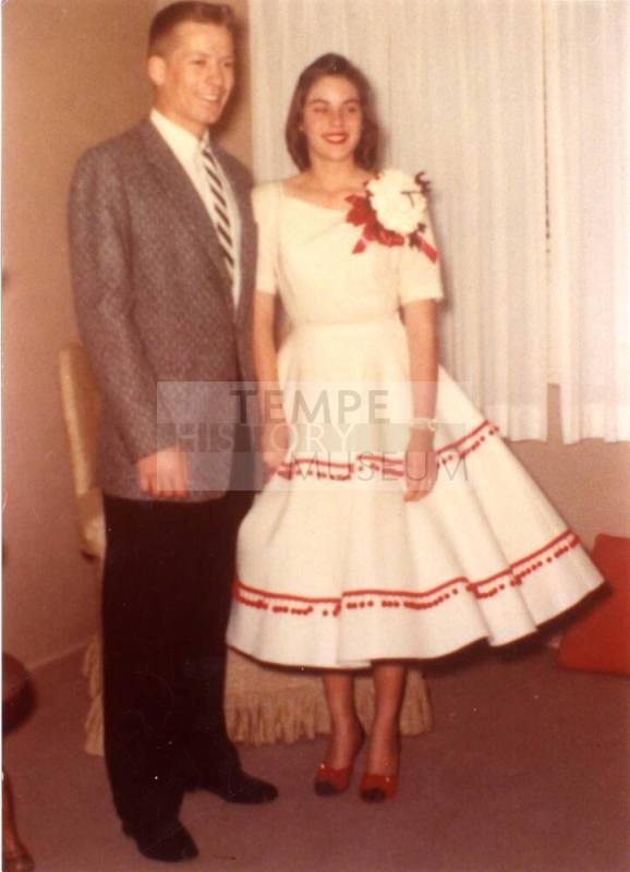 Robert Royse and Sue at a Valentine's Day Dance, 1958