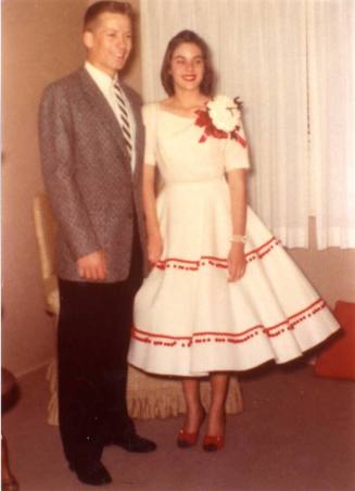 Robert Royse and Sue at a Valentine's Day Dance, 1958