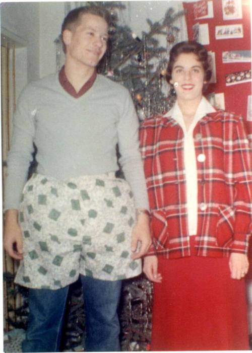 Christmas Photograph of Robert Royse and Girlfriend Sue