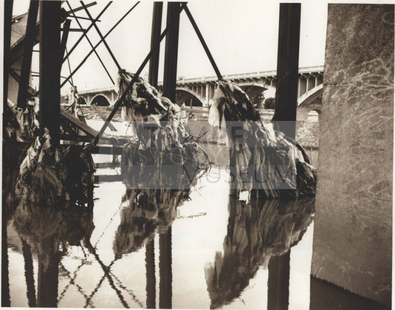 Photograph - Reconstruction of Tempe Mill Avenue Bridge (Jan 1993 - May1993)