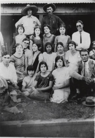 Photograph - Family Members at the Gomez Ranch