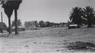 Photograph - View of Bulldozer and Field around 6th St and East in 1957