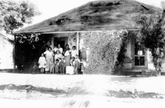 Photograph - Elias Family in front of house