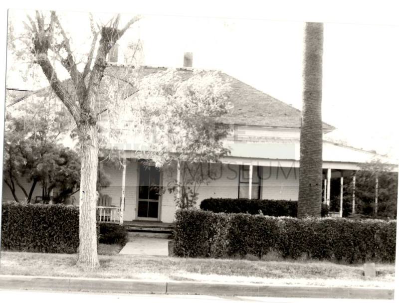 Southwest view of Brown/Strong House