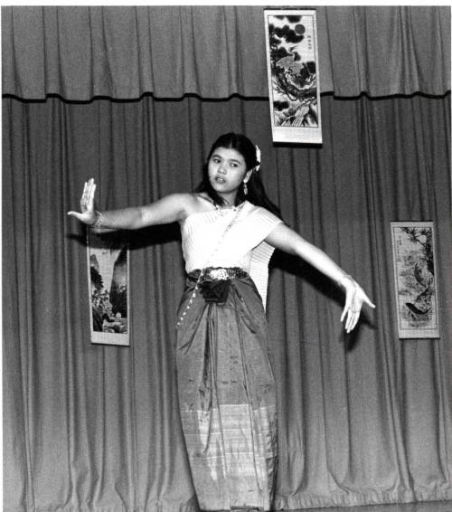 Photograph - Asia Night 1981 - Girl Dancer