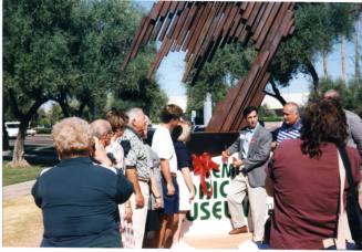 Photograph - Dedication of Time Capsule