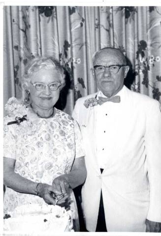 Photograph - Dr. & Mrs. Floyd G. Fisk at Golden Anniversary