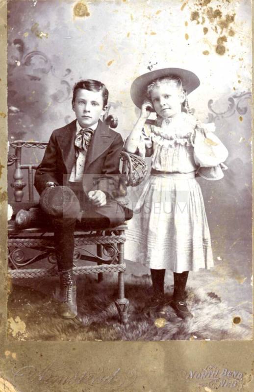 Photograph - Jessie Fisk and Brother c. 1905
