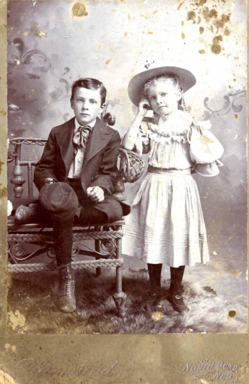 Photograph - Jessie Fisk and Brother c. 1905
