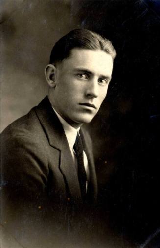 Frank Raymond as a young man