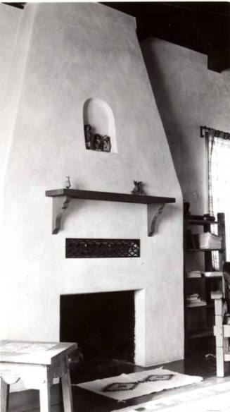 Plastered Fireplace