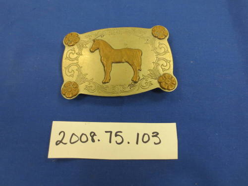 Belt Buckle with horse