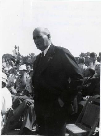Photograph - Governor B.B. Moeur at the Dedication of Tempe Mill Avenue Bridge