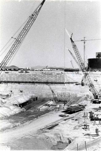 Photograph - Nuclear Power Plant Under Construction