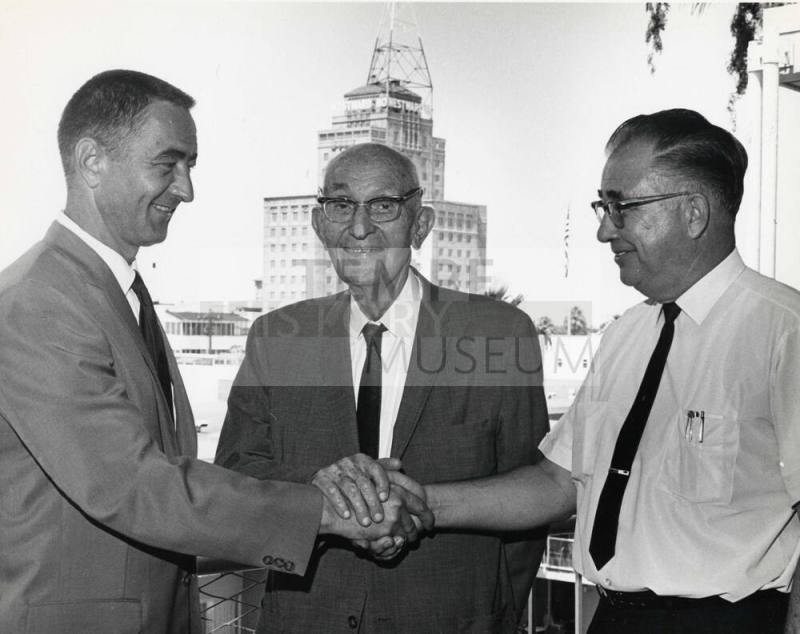 Photograph - Roye Elson, Carl hayden and Bill Copple